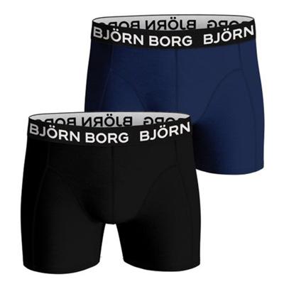 Bjorn Borg Bamboo Boxershorts 2-pack zwart - blauw