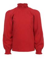 LOOXS Little winter t-shirt meisjes - rood - longsleeve