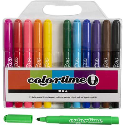 Colortime Dikke stiften, 12st.