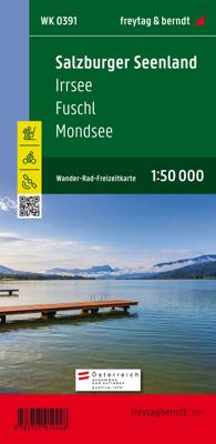 Fietskaart - Wandelkaart 391 Salzburger Seenland - Irrsee - Fuschlsee | Freytag & Berndt