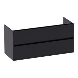 Sanituba NEXXT onderkast voor dubbele wasbak 120cm black wood