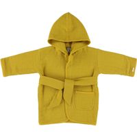Trixie badjas Bliss Mustard katoen geel maat 86/92 - thumbnail