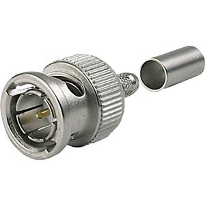 Telegärtner 100023508 100023508 HDTV-BNC-connector Stekker, recht 75 Ω 1 stuk(s)