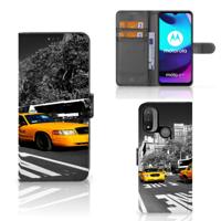 Motorola Moto E20 | E30 | E40 | Flip Cover | New York Taxi | Portemonnee hoesje
