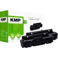 KMP Toner vervangt HP HP 410X (CF410X) Compatibel 2-pack Zwart 6500 bladzijden H-T242XD 2538,3021