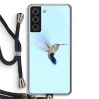 Kolibri: Samsung Galaxy S21 FE Transparant Hoesje met koord Kolibri: Samsung Galaxy S21 FE Transparant Hoesje met koord