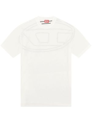 Diesel t-shirt T-Boggy-Megoval-D - Blanc
