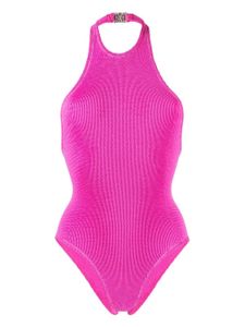 Reina Olga maillot de bain Surfer à effet froissé - Rose