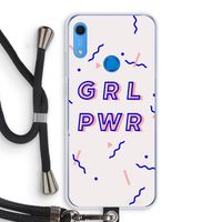 GRL PWR: Huawei Y6s Transparant Hoesje met koord