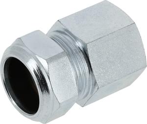 Bonfix Staalverzinkte knelfittingen - Schroefbus 107 - binnendraad x knel - 1/2” x 15mm