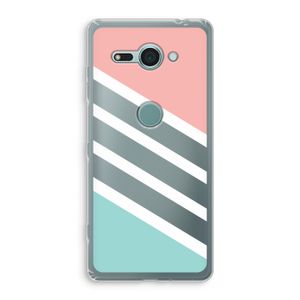 Strepen pastel: Sony Xperia XZ2 Compact Transparant Hoesje