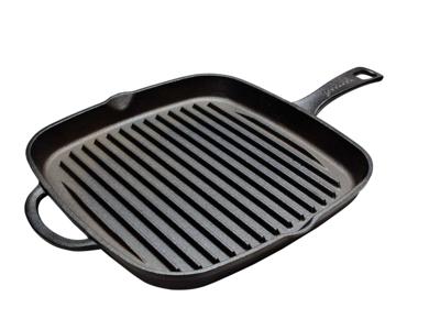 Blackwell Grillpan Cast Iron Gietijzer - 26 x 26 cm - Zonder anti-aanbaklaag