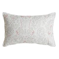 Kussen DKD Home Decor Wit Polyester Gebloemd 60 x 10 x 40 cm