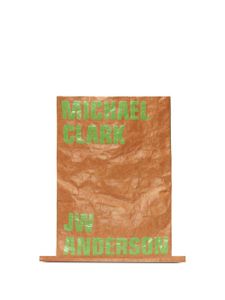 JW Anderson pochette zippée à imprimé graphique - Vert