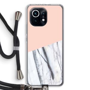 A touch of peach: Xiaomi Mi 11 Transparant Hoesje met koord