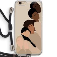 Sweet creatures: iPhone 6 PLUS / 6S PLUS Transparant Hoesje met koord
