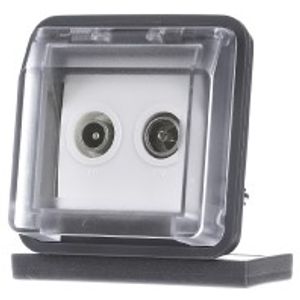 12033545  - Multimedia end box for antenna Grey 12033545
