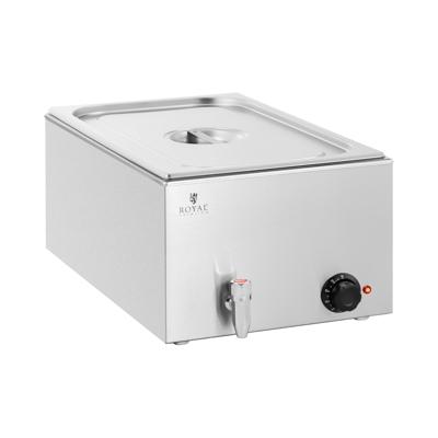 Bain Marie - 600 W - 1 GN 1/1 - Aftapkraan