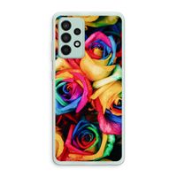 Neon bloemen: Samsung Galaxy A52s 5G Transparant Hoesje