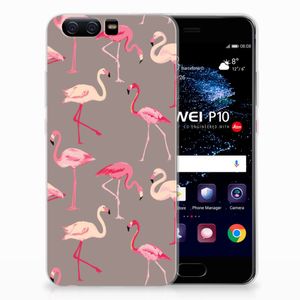 Huawei P10 TPU Hoesje Flamingo
