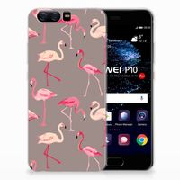 Huawei P10 TPU Hoesje Flamingo - thumbnail