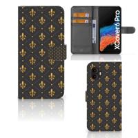 Samsung Galaxy Xcover 6 Pro | Telefoon Hoesje | Franse Lelie | Portemonnee hoesje