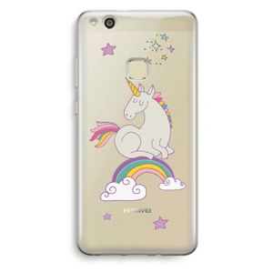Regenboog eenhoorn: Huawei Ascend P10 Lite Transparant Hoesje