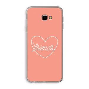 Friends heart: Samsung Galaxy J4 Plus Transparant Hoesje