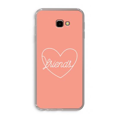 Friends heart: Samsung Galaxy J4 Plus Transparant Hoesje
