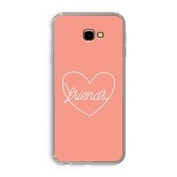 Friends heart: Samsung Galaxy J4 Plus Transparant Hoesje