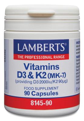 Lamberts Vitamine D3 2000IE en K2 90mcg