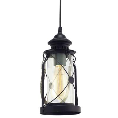 Eglo HanglampBradford zwart - 49213