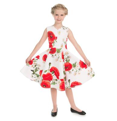 Opium Poppy Floral Kids Dress-5 - 6 Jaar | 17% korting Opium Poppy Floral Kids Dress-5 - 6 Jaar | 17% korting