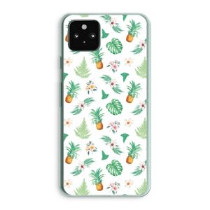 Ananas bladeren: Google Pixel 5a 5G Transparant Hoesje