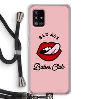 Badass Babes Club: Samsung Galaxy A51 5G Transparant Hoesje met koord