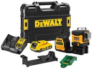 DeWalt DCE089D1G18 | Accu Kruislijnlaser | Groen | 12/18V | XR | 2.0 Ah | Li-Ion - DCE089D1G18-QW