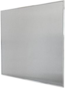 Whisper Design Ventilatierooster Vierkant (afvoer & Toevoer) Ø100mm - Rvs Vlak