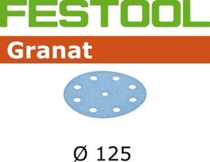 Festool schuurschijf Granat dia 125mm/9 K80 (50st)