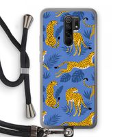 Luipaard: Xiaomi Redmi 9 Transparant Hoesje met koord