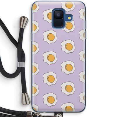 Bacon to my eggs #1: Samsung Galaxy A6 (2018) Transparant Hoesje met koord