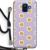 Bacon to my eggs #1: Samsung Galaxy A6 (2018) Transparant Hoesje met koord