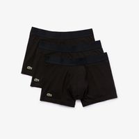 Lacoste Lacoste Boxershorts Heren Casual Zwart 3-Pack