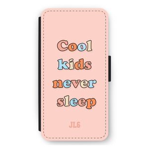Cool Kids Never Sleep: iPhone 11 Flip Hoesje
