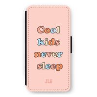 Cool Kids Never Sleep: iPhone 11 Flip Hoesje