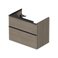 Badmeubel Duravit D-Neo Wand 81x46.2x62.5 cm Rechts Mat Eiken Terra Duravit