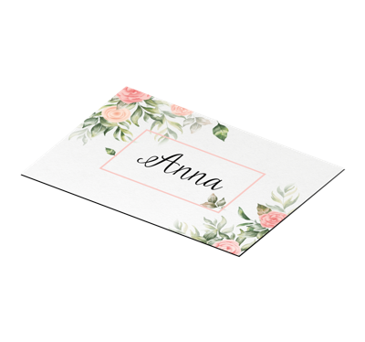 Rechthoekige placemats Sier mooie bloemen