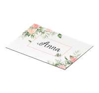 Rechthoekige placemats Sier mooie bloemen