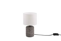 Trio TafellampMala 26cm rotan met creme - R50941044 Trio TafellampMala 26cm rotan met creme - R50941044