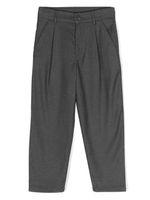 Douuod Kids pantalon fuselé à plis marqués - Gris