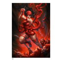 Marvel Art Print Elektra vs The Hand 46 x 61 cm - unframed